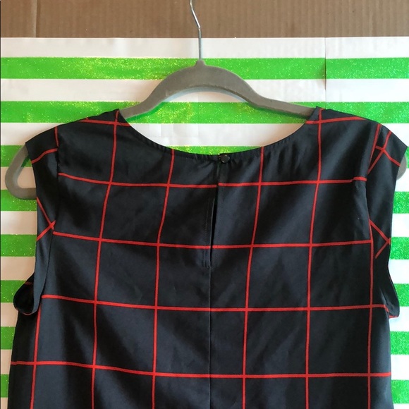 Merona Office wear!!! Beautiful top- grey and orange stripes - Picture 4 of 4